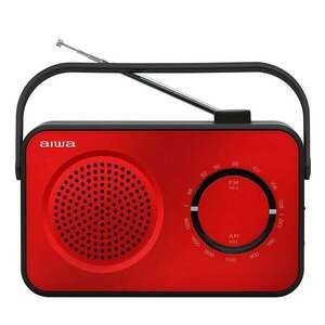 Aiwa R-190RD Hordozható rádió, piros/fekete színben kép