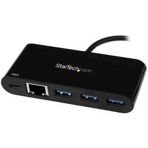 StarTech.com USB/Ethernet Combo Hub (HB30C3AGEPD) kép