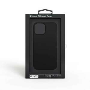 Next One MagSafe Silicone Case for iPhone 13 Mini - Black kép