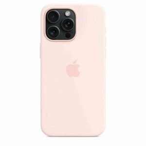 Apple iPhone 15 Pro Max Silicone Case w MagSafe - Light Pink kép