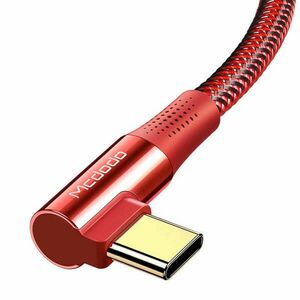 USB-C-USB-C kábel Mcdodo CA-8321 100 W 90 fok 1, 2 m, piros (CA-8321) kép