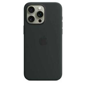 Apple iPhone 15 Pro Max Szilikon Magsafe tok, Fekete kép