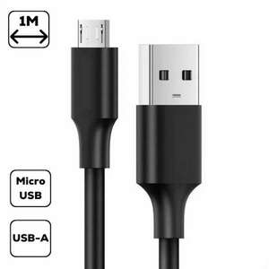 Cellect USB-micro usb adatkábel, 1m, fekete kép
