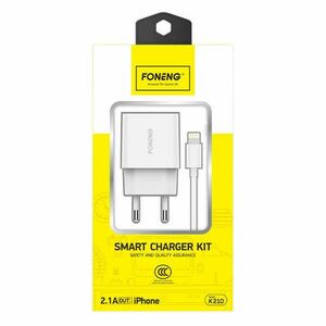 Charger Foneng 1x USB K210 + USB Lightning cable kép
