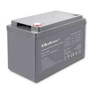 Qoltec 53038 12V/100Ah UPS Akkumulátor - Szürke kép