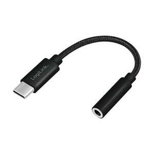 LogiLink USB Type-C kábel 3, 5 mm-es audio jack adapterhez, 13 cm... kép