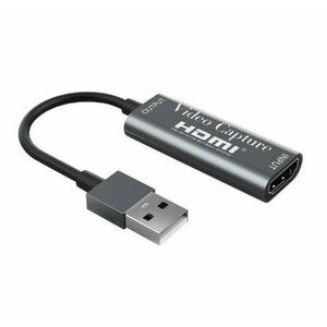 Videó-Audió digitalizáló adapter, HDMI-ről USB-A, videófelvétel é... kép