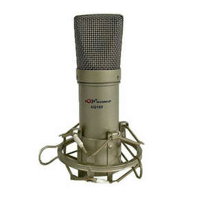 Professzionális kondenzátor stúdió mikrofon, vezetékes, Szélzaj-v... kép