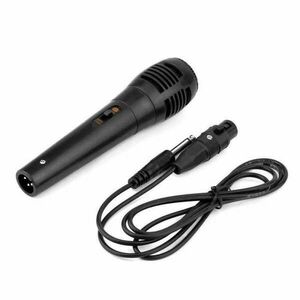 Vezetékes Mikrofon, 6, 35mm, 1.5m kábel, FS-02 fekete kép