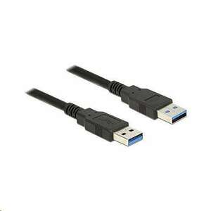 Delock 85059 USB 3.0 Type-A apa > USB 3.0 Type-A apa kábel, 0.5m, ... kép