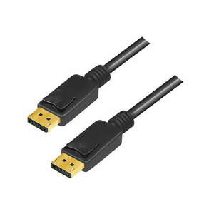 Logilink DisplayPort kábel, DP/M-DP/M, 8K/60 Hz, fekete, 5 m kép