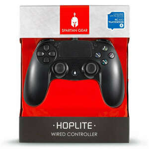 Spartan Gear - Hoplite Wired Controller Black (PS4) kép