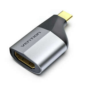 Vention USB-C -> HDMI/F (4K, 60Hz, ABS, szürke), adapter kép