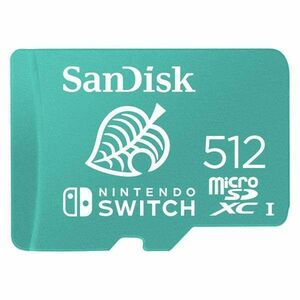 SANDISK 186522, microSDXC KÁRTYA NINTENDO SWITCH 512GB, 100MB/s, ... kép