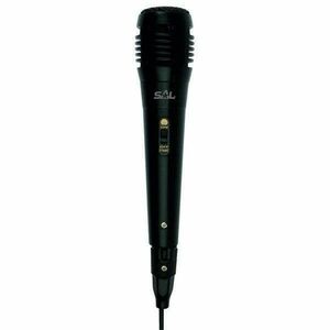 Kézi mikrofon, fekete, XLR-6, 3mm kép