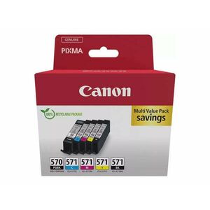 Canon PGI-570 + CLI-571 Tintapatron Multipack 1x15 ml + 4x7 ml kép