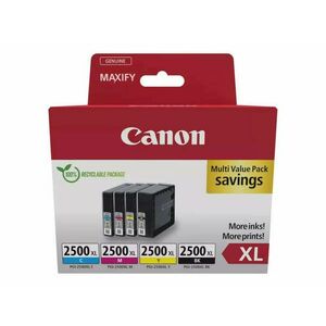 Canon PGI-2500XL Tintapatron Multipack 1x70, 9 ml + 3x19, 3 ml kép