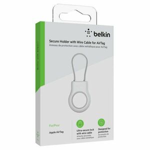 Belkin Secure Holder w Wire Cable - Airtag - White kép