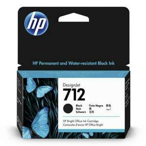 HP 3ED70A (712) Black tintapatron 3ED70A kép
