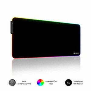 Egérpad Subblim LED RGB Többszínű XL kép