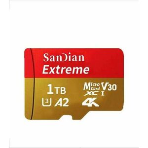 SanDian Extreme Pro, microSDXC, V30, A2, 4K, 1TB, memóriakártya, ... kép