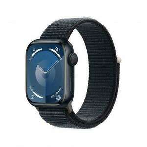 Apple Watch Series 9 GPS 45mm Midnight alumíniumtok, Midnight spo... kép