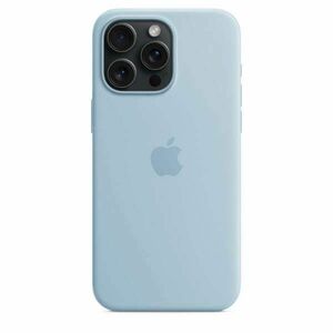 Apple iPhone 15 Pro Max Silicone Case with MagSafe - Light Blue kép