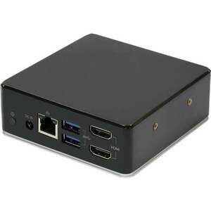 V7 USB-C notebook dokkoló fekete (UCDDS1080P) kép