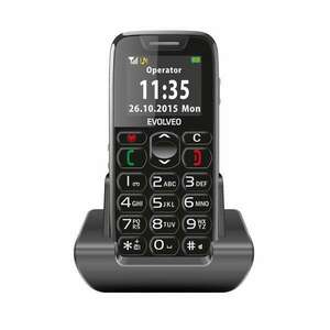 Evolveo Easyphone EP-500 1, 8" fekete mobiltelefon kép