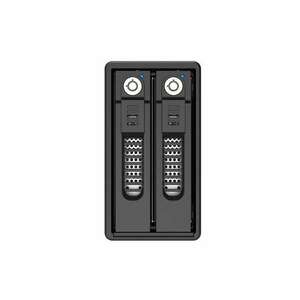 Raidon GR3660-BA31 2x 2.5"/3.5" USB 3.2 Gen 2 HDD/SSD ház - Fekete kép