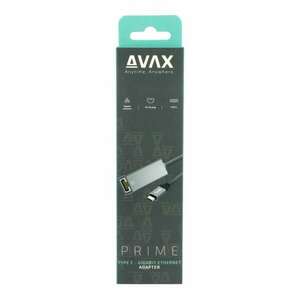 AVAX AD900 USB-C RJ45 Gigabit Ethernet adapter kép