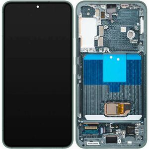 Samsung SM-S901 Galaxy S22 (2022) fehér gyári LCD kijelző érintőv... kép
