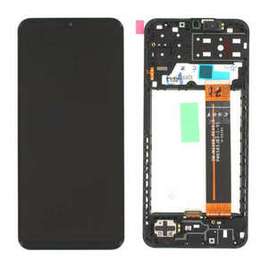 Samsung A235 Galaxy A23 4G fekete gyári LCD kijelző érintővel és... kép