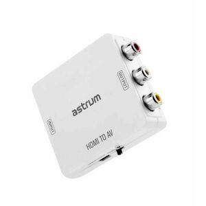 Astrum DA470 HDMI - AV CVBS adapter fehér (aktív) kép