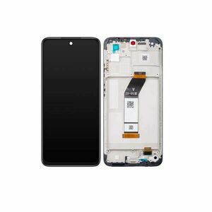 Xiaomi Redmi 10 fekete gyári LCD kijelző érintővel és kerettel kép