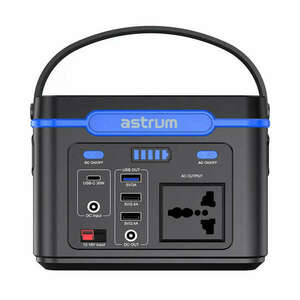 Astrum PS100 24000mAh fekete töltőállomás USB, Type-C, DC, AC220... kép