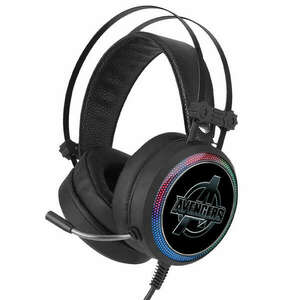 Marvel fejhallgató - Avengers 001 USB-s gamer fejhallgató RGB szí... kép