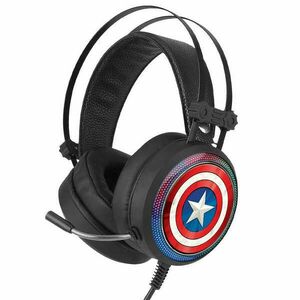 Marvel fejhallgató - Amerika Kapitány 001 USB-s gamer fejhallgató... kép