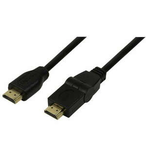 Logilink HDMI-kábel, A/M-A/M, 180 -ban forgatható, 4K/24 Hz, 1, 8 m kép