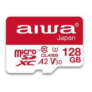 Aiwa MSDV30-128GB Nagy kapacitású micro SDHC memóriakártya Class1... kép