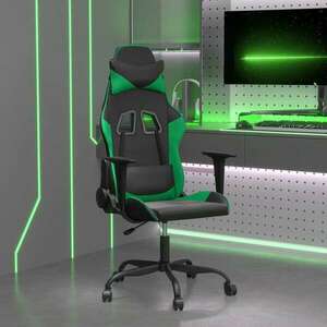zöld műbőr gamer-szék kép