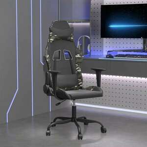 vidaXL Gamer szék - fekete-terepszínű kép