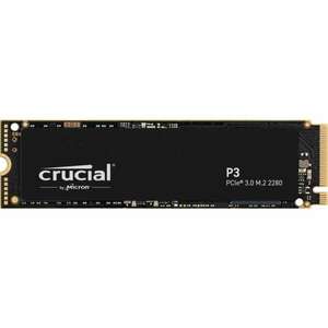 Crucial CT1000P3SSD8 P3 1024GB PCIe NVMe M.2 2280 SSD meghajtó kép