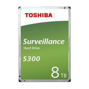 Toshiba 8TB Surveillance S300 SATA3 3.5" HDD kép