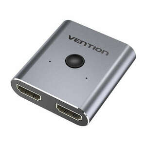 HDMI 2 portos switch adapter kétirányú Vention AFUH0 ezüst kép
