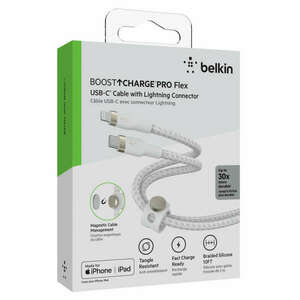 Belkin BOOST CHARGE PRO Flex USB-C to LTG, Braided Silicone Cable... kép