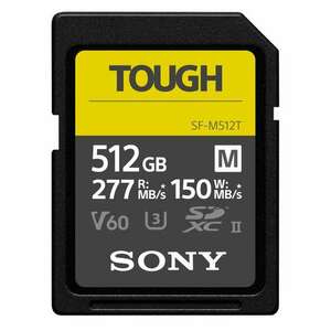 Sony 512GB Tough M SDXC UHS-II U3 V60 Memóriakártya kép