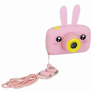 Gyerekkamera, digitális full HD kamera 8 GB-os kártyával, rózsaszín kép