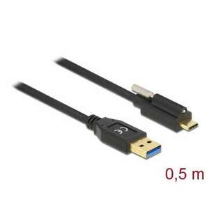 Delock SuperSpeed USB 10 Gbps (USB 3.2 Gen 2) kábel A-típusú apa... kép