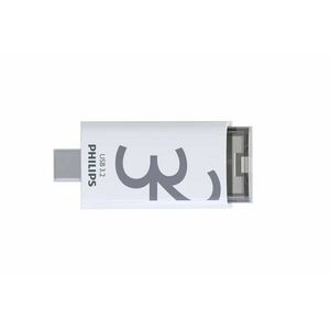 Philips pendrive USB 3.2 Gen 1 32GB USB-C Shadow Grey kép